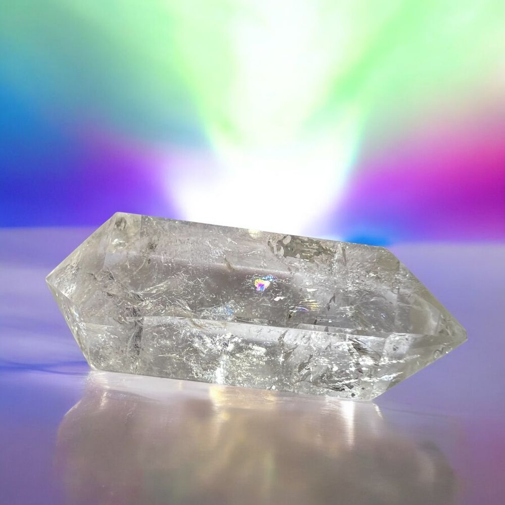 Clear Quartz Crystal Double Terminated